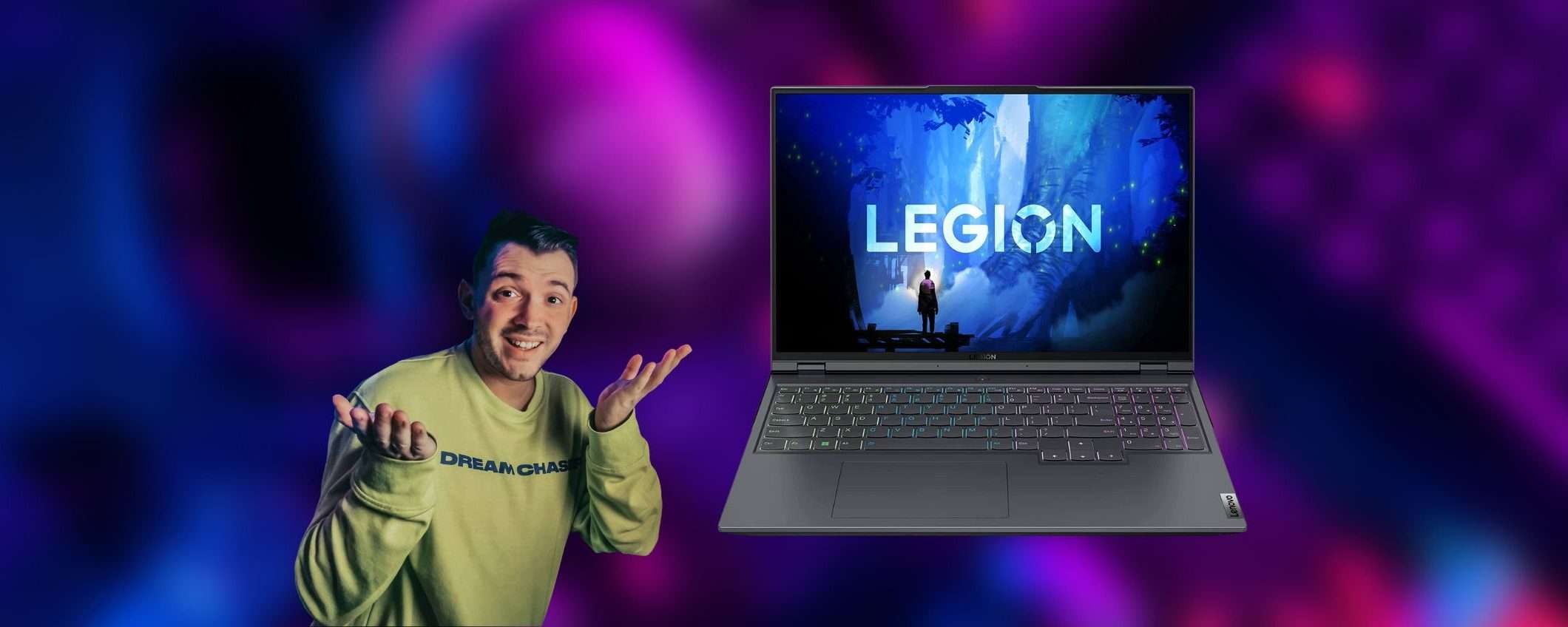 Lenovo Legion 5 Pro: un laptop da gaming MOSTRUOSO, lo sconto pure (-500€)