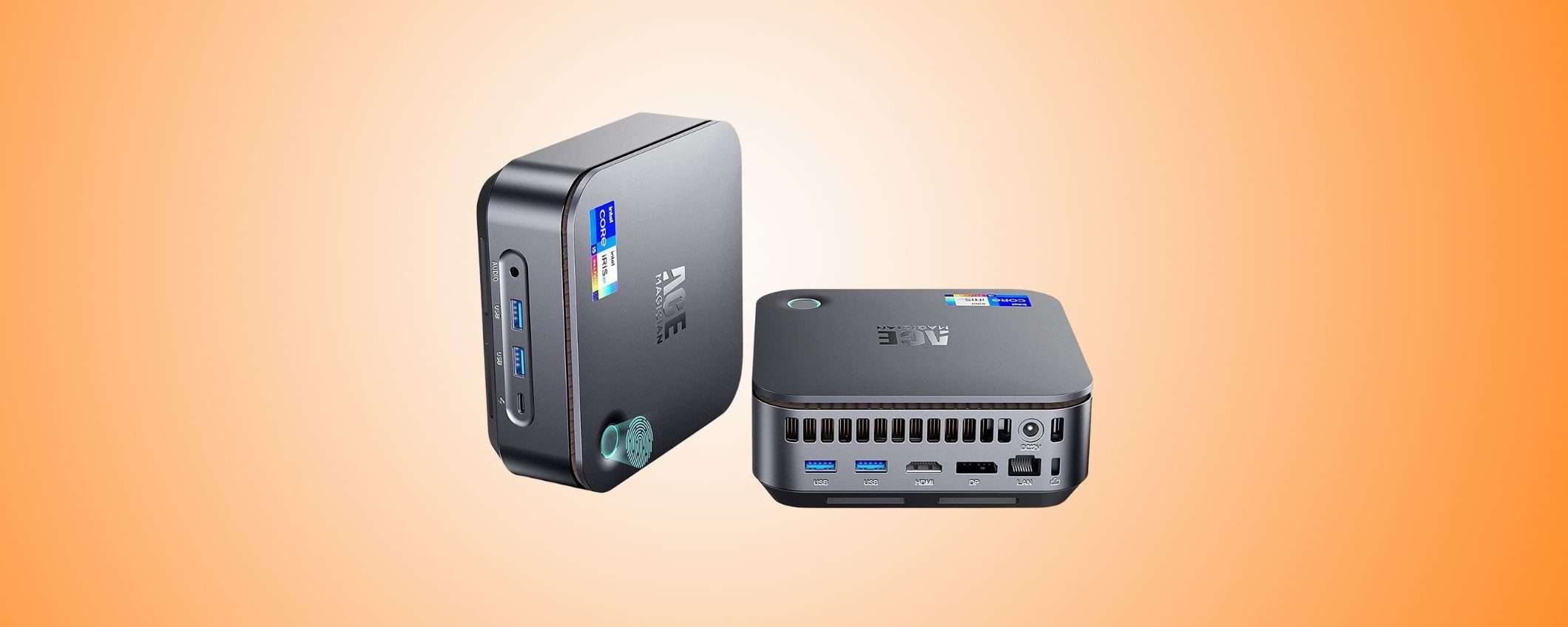 Mini PC con Windows 11 Pro: subito 150 euro di sconto su Amazon