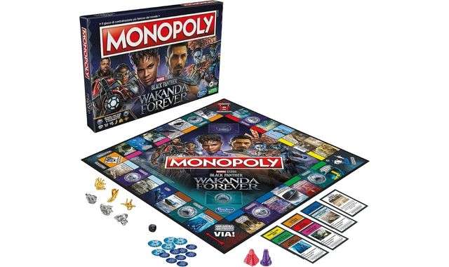 Monopoly Black Panther Wakanda Forever