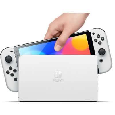 Nintendo Switch OLED bianca