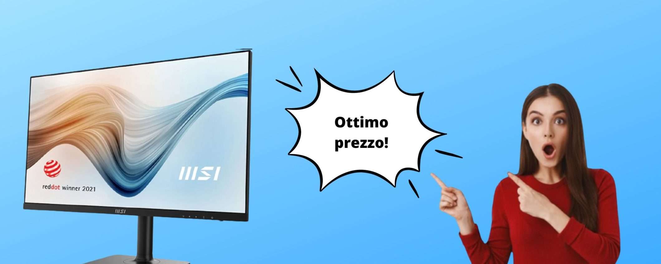 Questo monitor MSI è favoloso, ora in SUPER SCONTO su Amazon