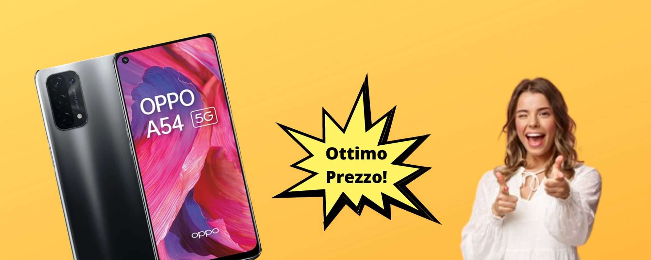 Oppo A54 5G, ora ad un ottimo prezzo sullo store Amazon