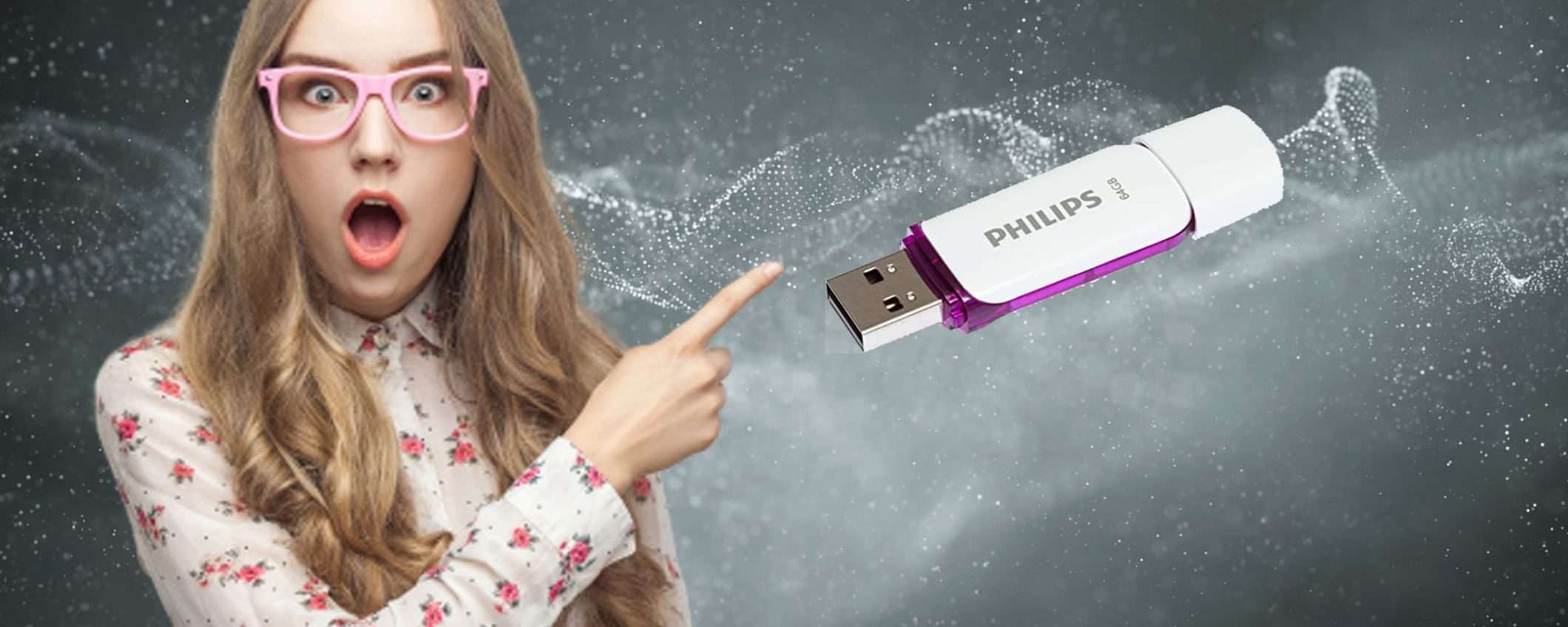 Pen Drive Philips da 64 GB praticamente regalata su Amazon(-65%)