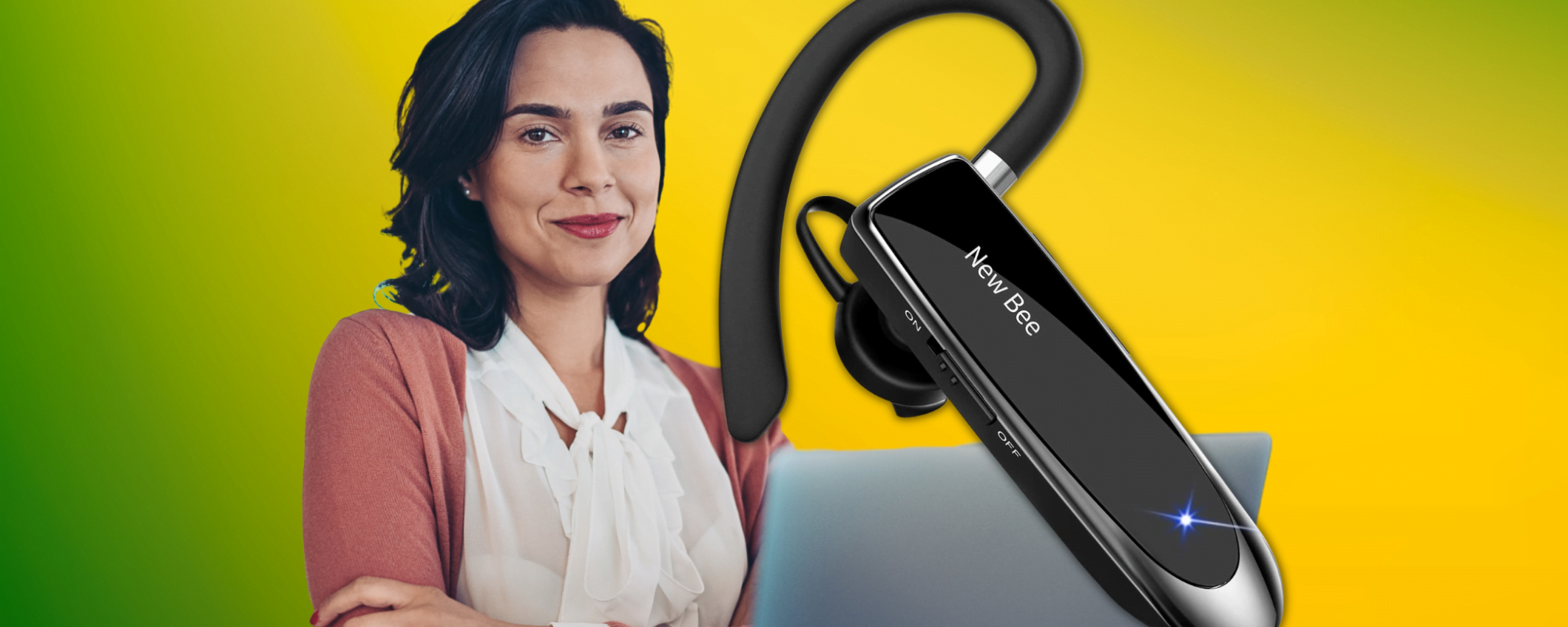 Auricolare Bluetooth 5.0 New Bee, approfitta dello SCONTO su Amazon