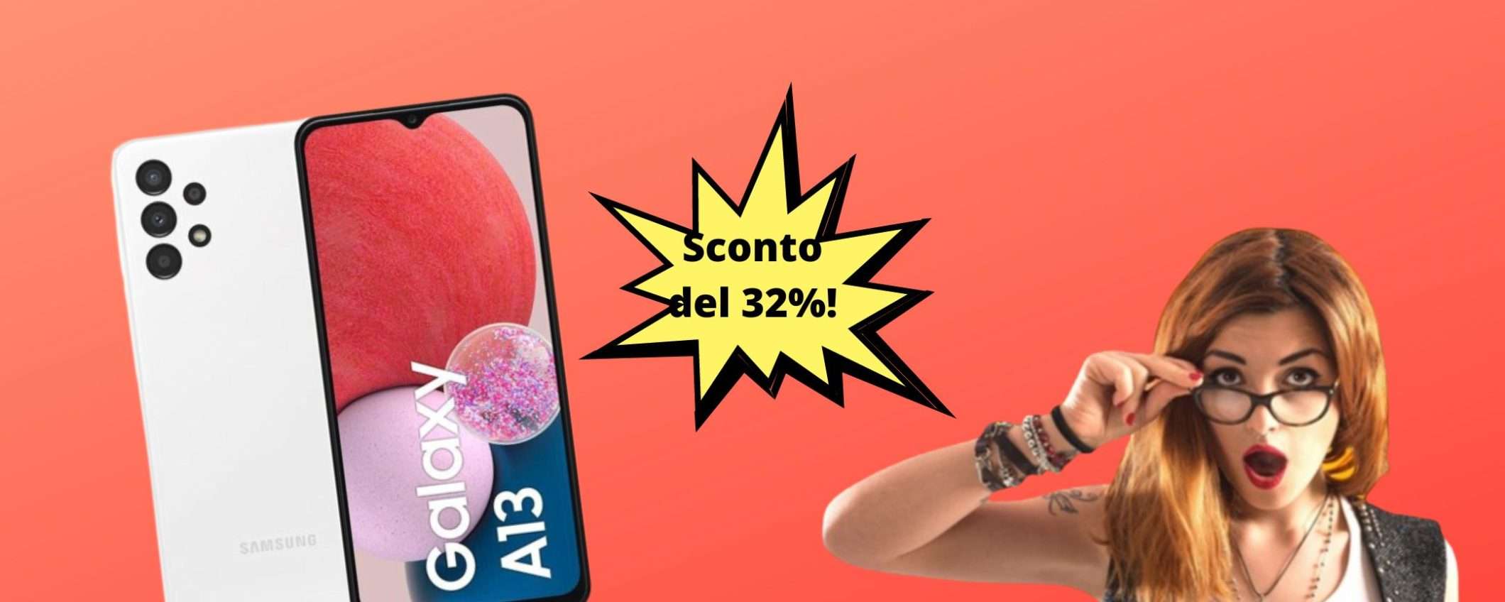 Samsung Galaxy A13, ora con oltre il 30% di sconto su eBay