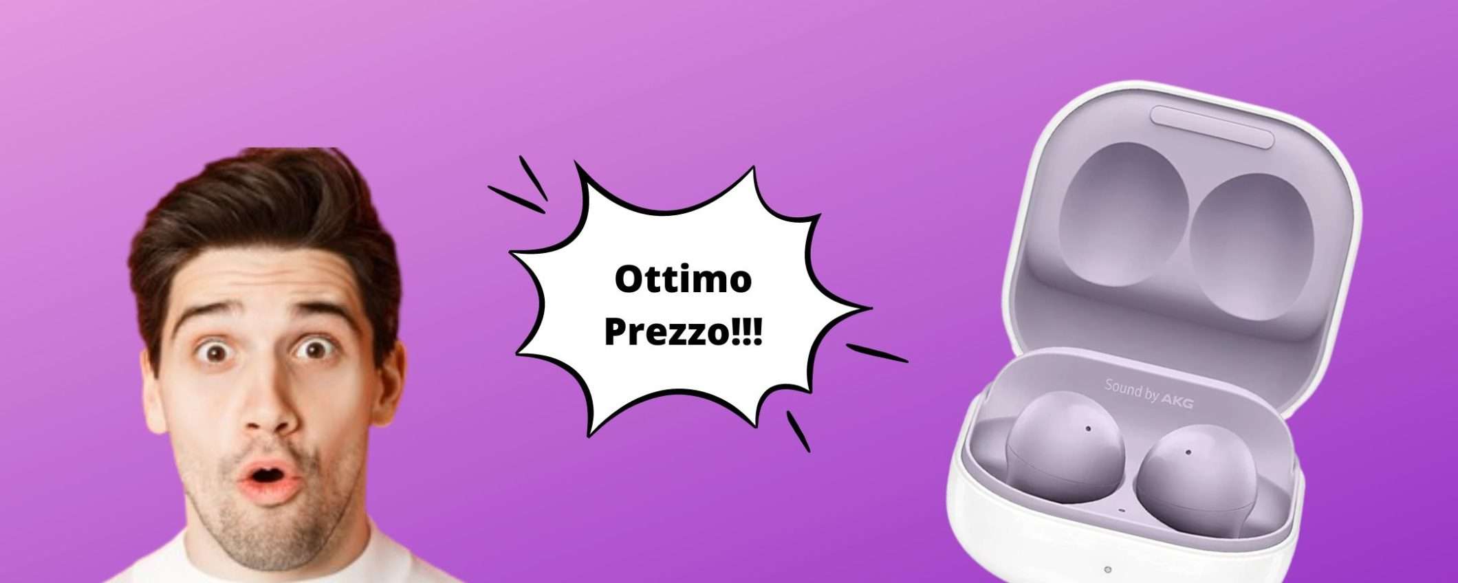 Samsung Galaxy Buds 2 ora ad un OTTIMO PREZZO su Amazon