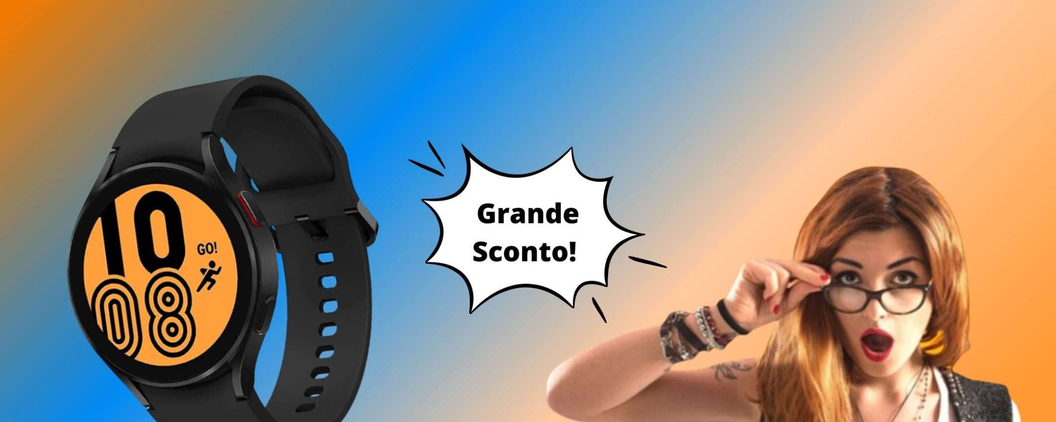 Samsung Galaxy Watch 4 quasi a METÀ PREZZO, un affare su Amazon