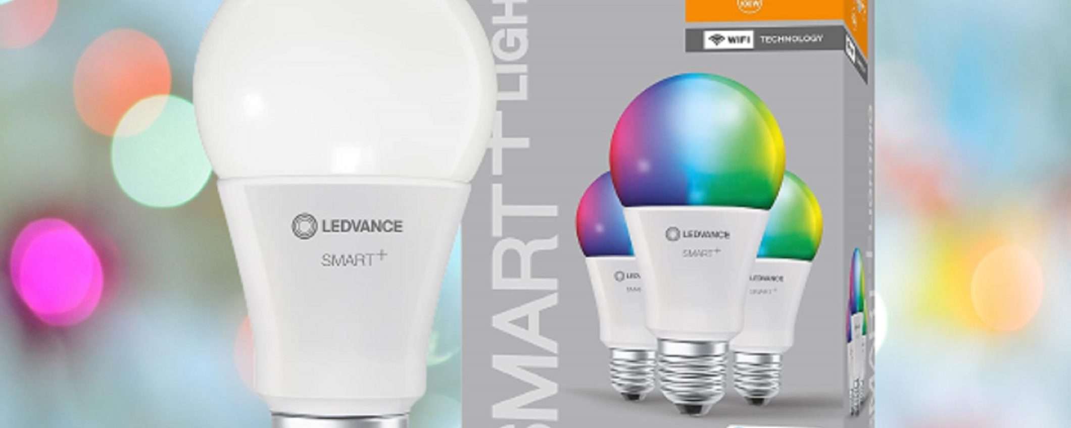 Lampadine Smart Ledvance: pacco da 3 a un prezzo FOLLE