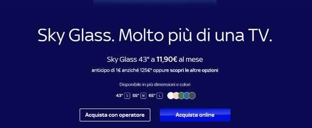 Sky Glass offerta