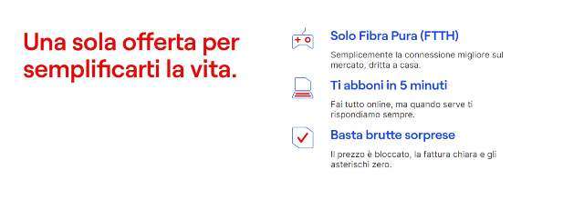 Virgin Fibra Pura offerta