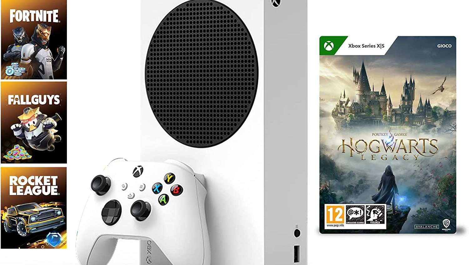 Xbox Series S Gilded Hunter in bundle con Hogwarts Legacy a 319€: offerta imperdibile