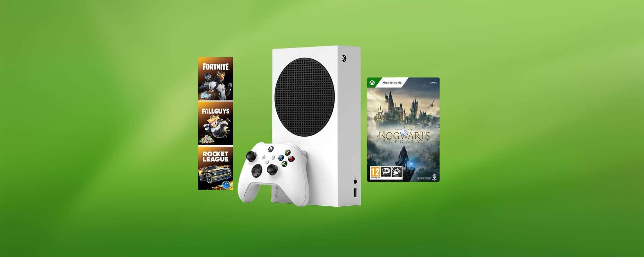 Xbox Series S in bundle con Hogwarts Legacy: OFFERTONA AMAZON (-55€)