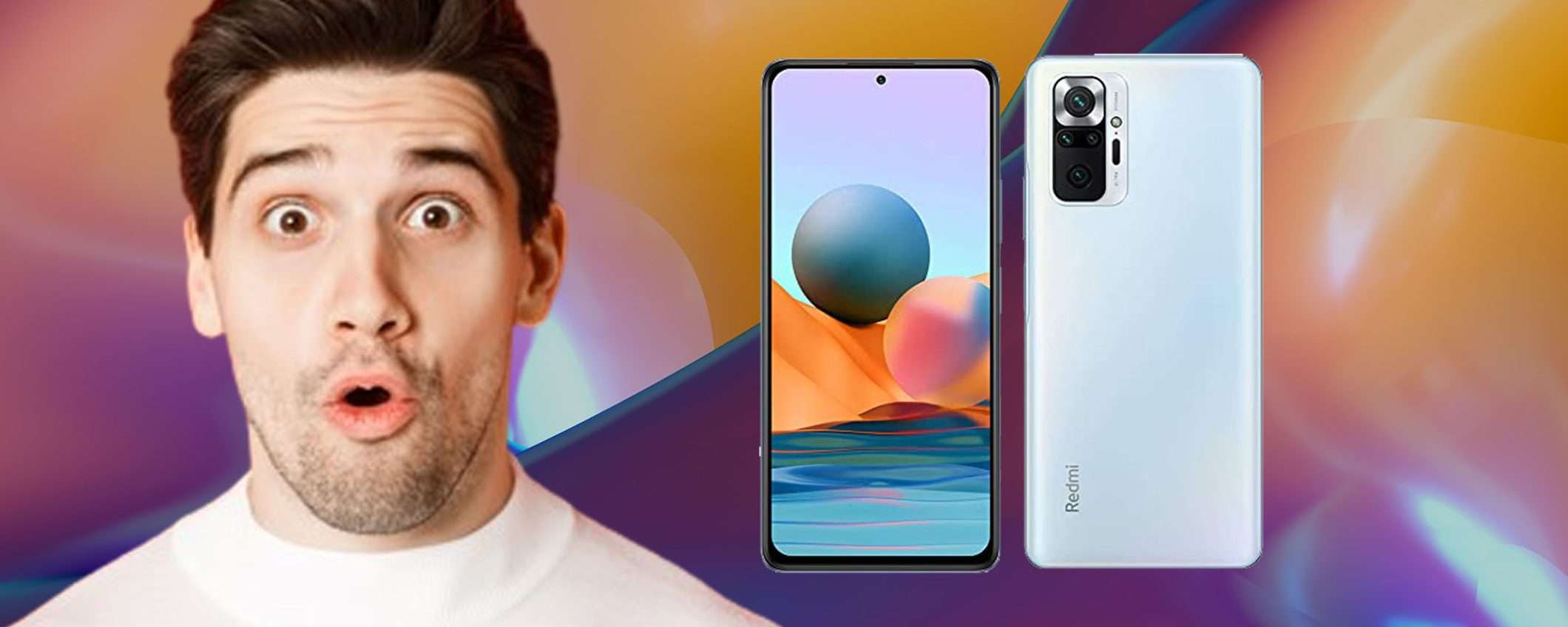 Xiaomi Redmi Note 10 Pro oggi tuo a soli 198€, su Amazon(-40%)