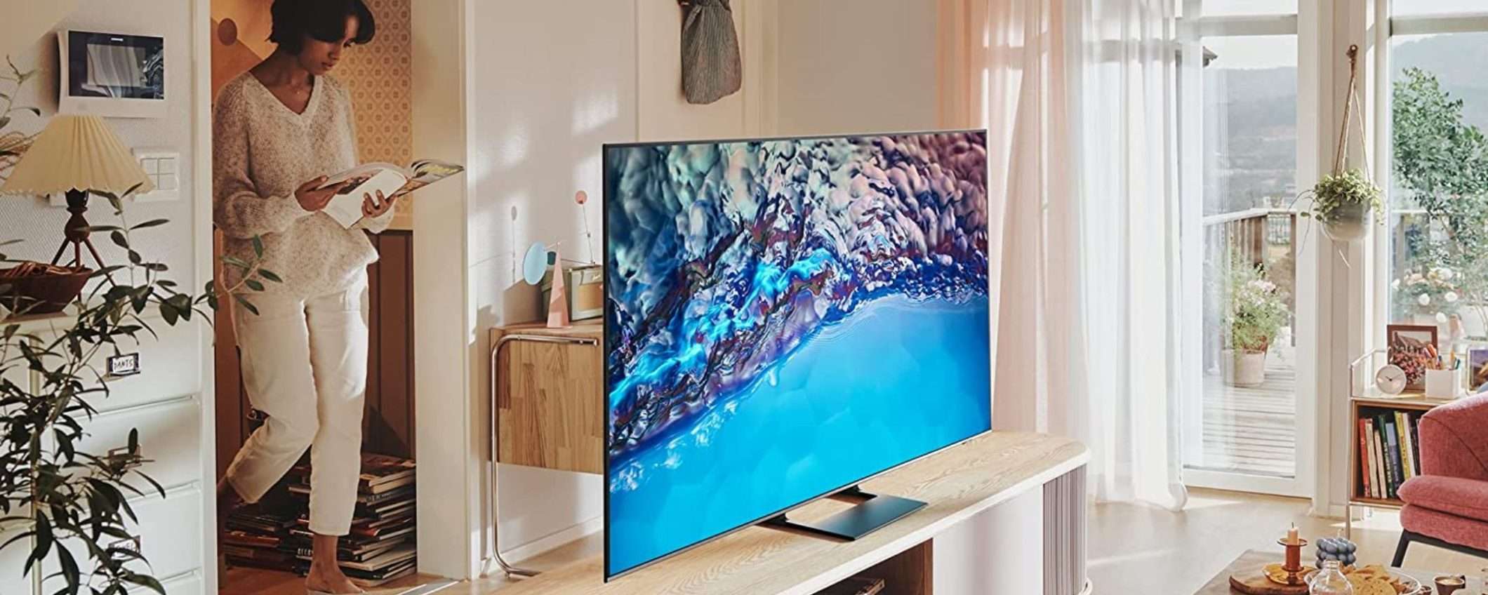 Amazon, FOLLIA del weekend: smart TV Samsung UHD 4K 50