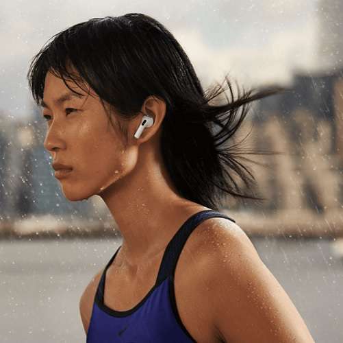 apple airpods terza generazione running