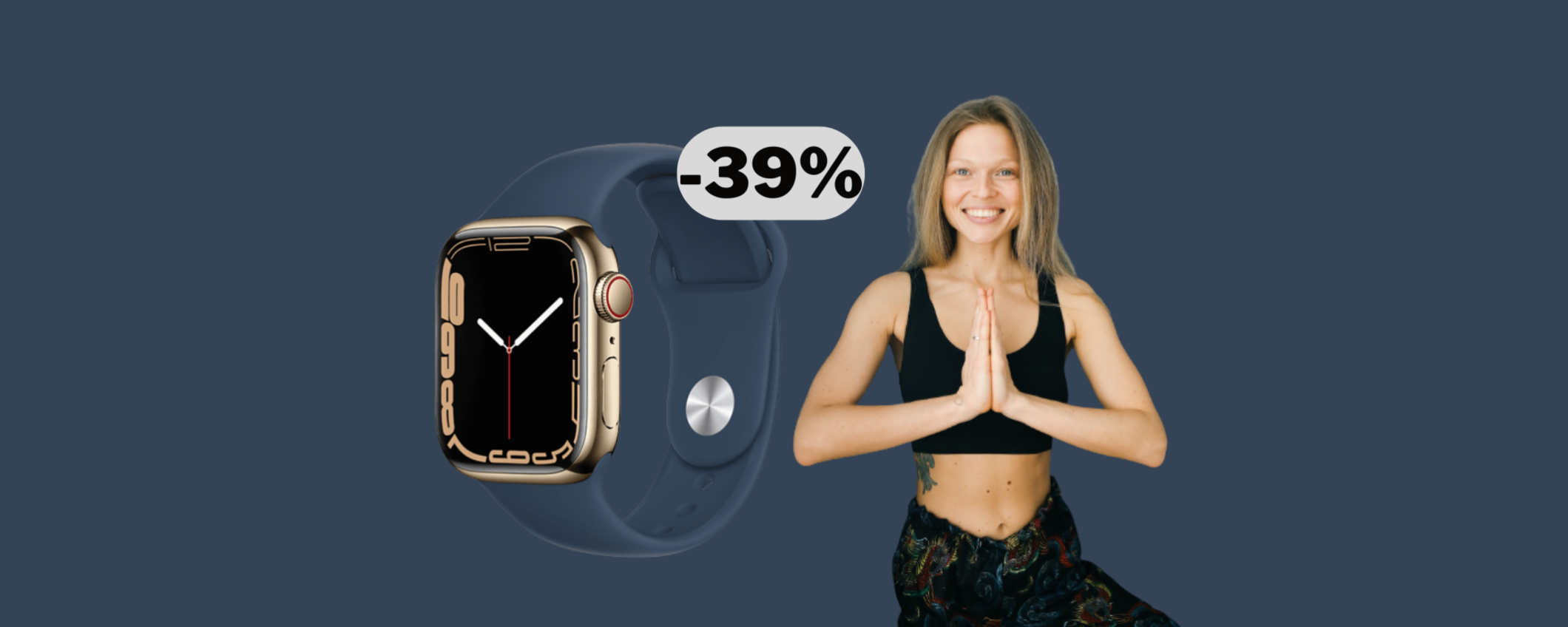 Apple Watch Series 7 in super offerta con i MegaSconti (-39%)