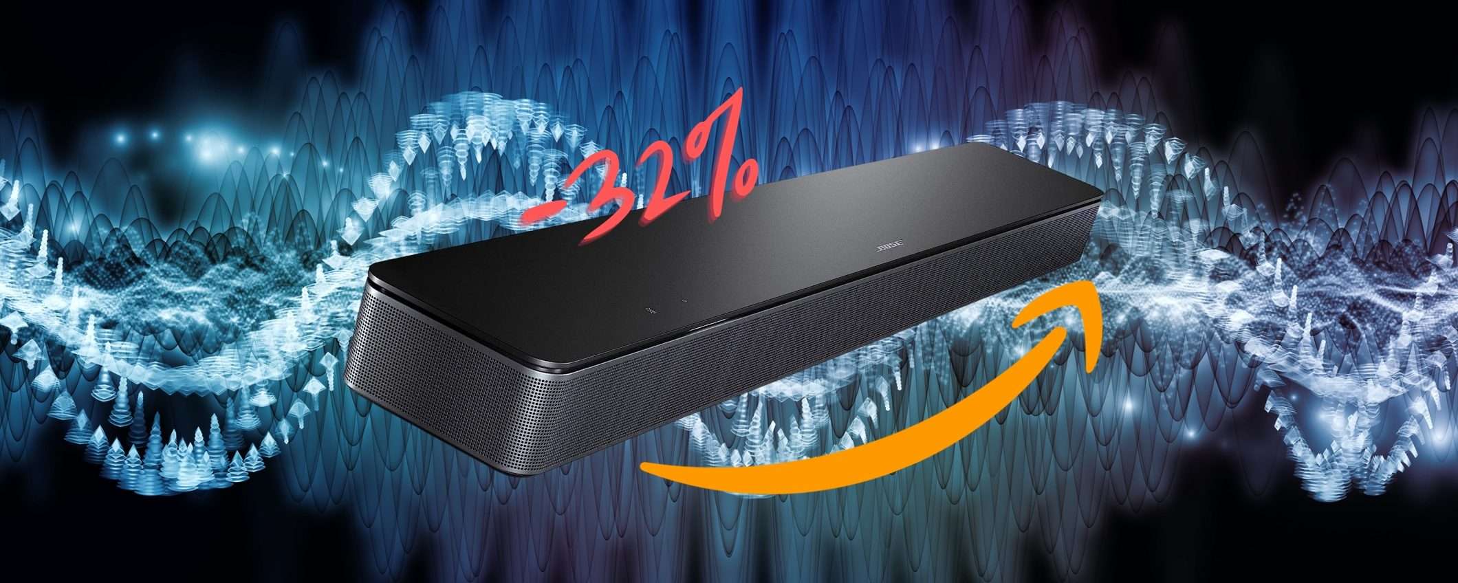 Bose: soundbar smart Bluetooth in SUPER SCONTO (-32%)