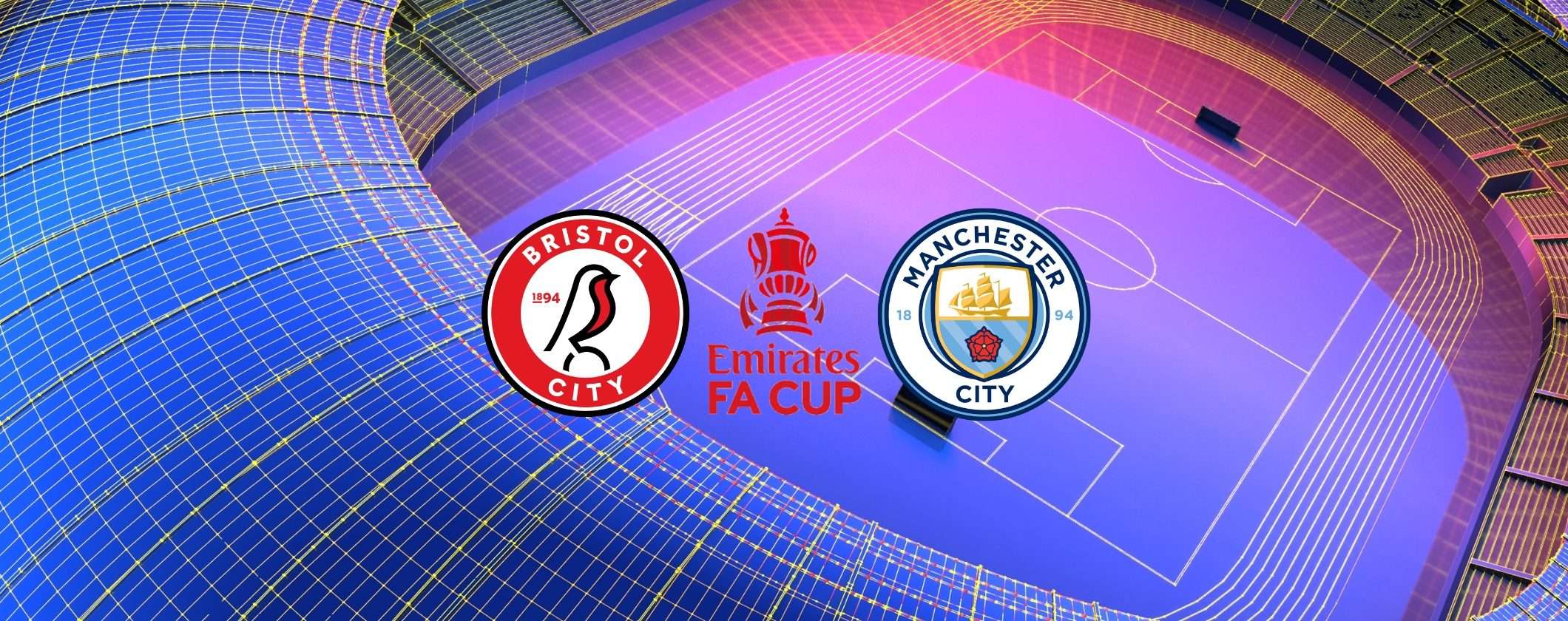 Bristol City-Manchester City: guarda in streaming la FA Cup