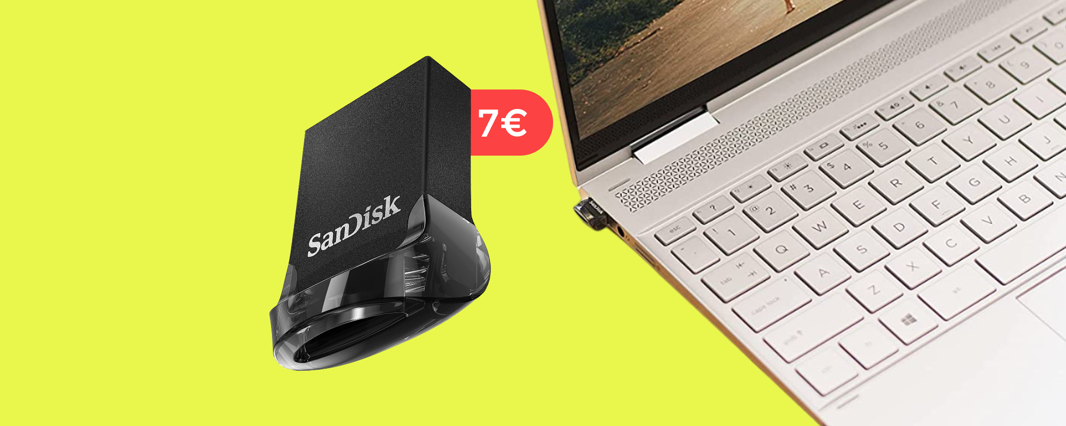 Chiavetta USB 16GB, velocissima e super compatta: tua con appena 7€