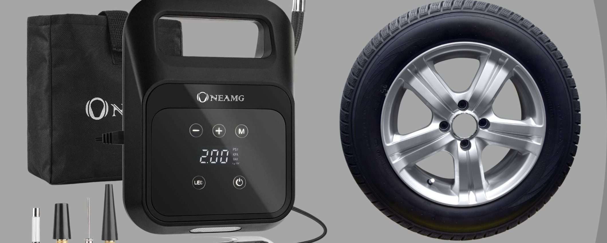 Amazon, occasione WOW: potente compressore per auto e non solo a 24€ (-50%)