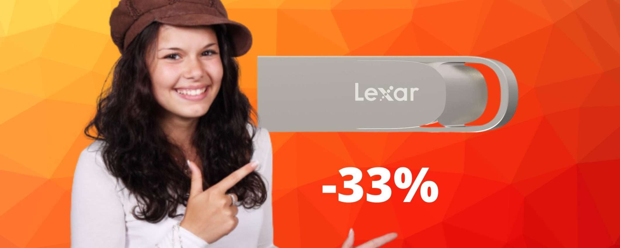 Lexar chiavetta USB: a questo prezzo è un ottimo affare