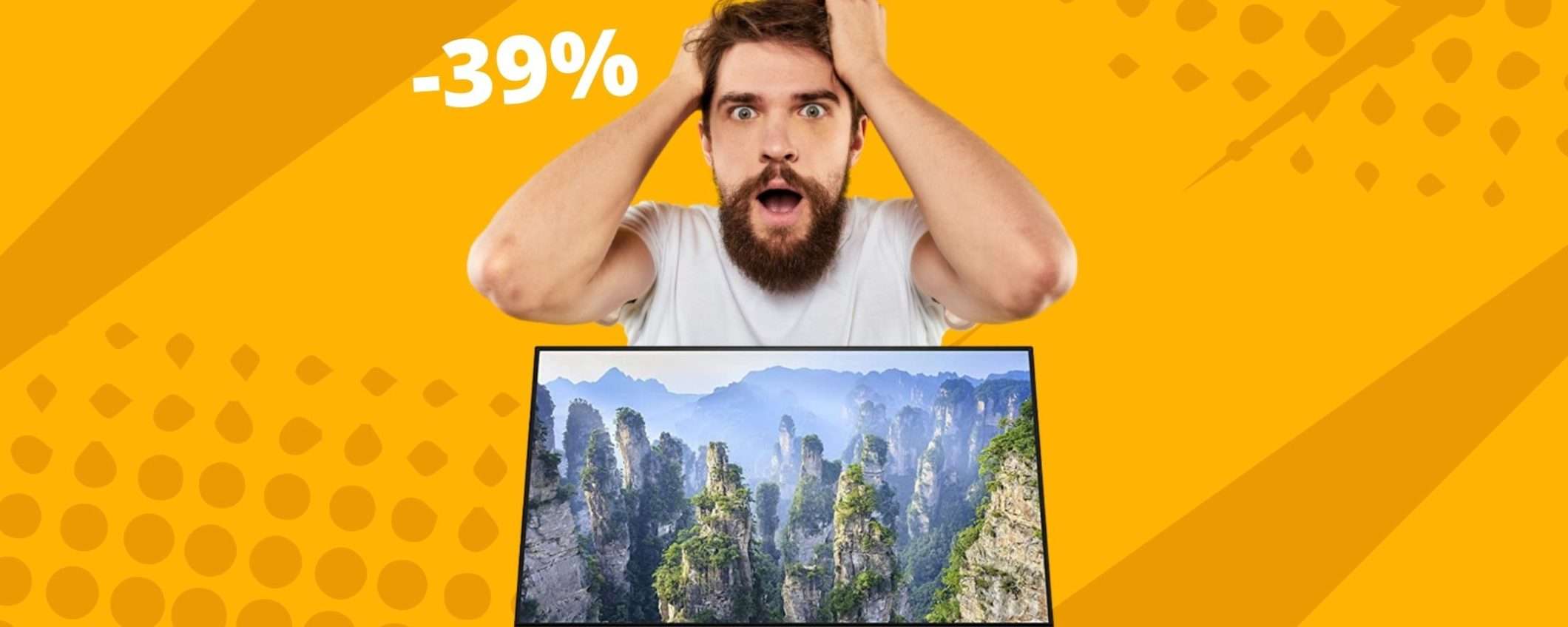 Monitor HP: uno dei più venduti su Amazon, oggi con il 39% di sconto