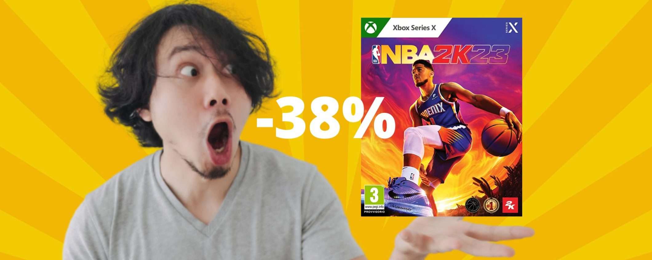 NBA 2K23: la versione per Xbox Series X con il 38% di sconto