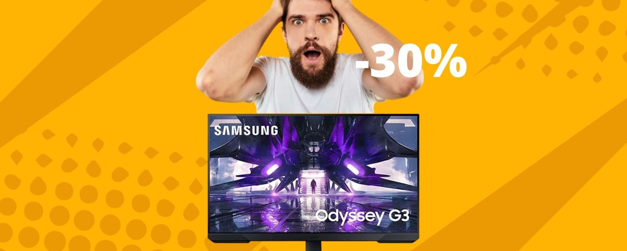 Samsung Odissey G3: il monitor gaming che tutti vogliono, in super sconto