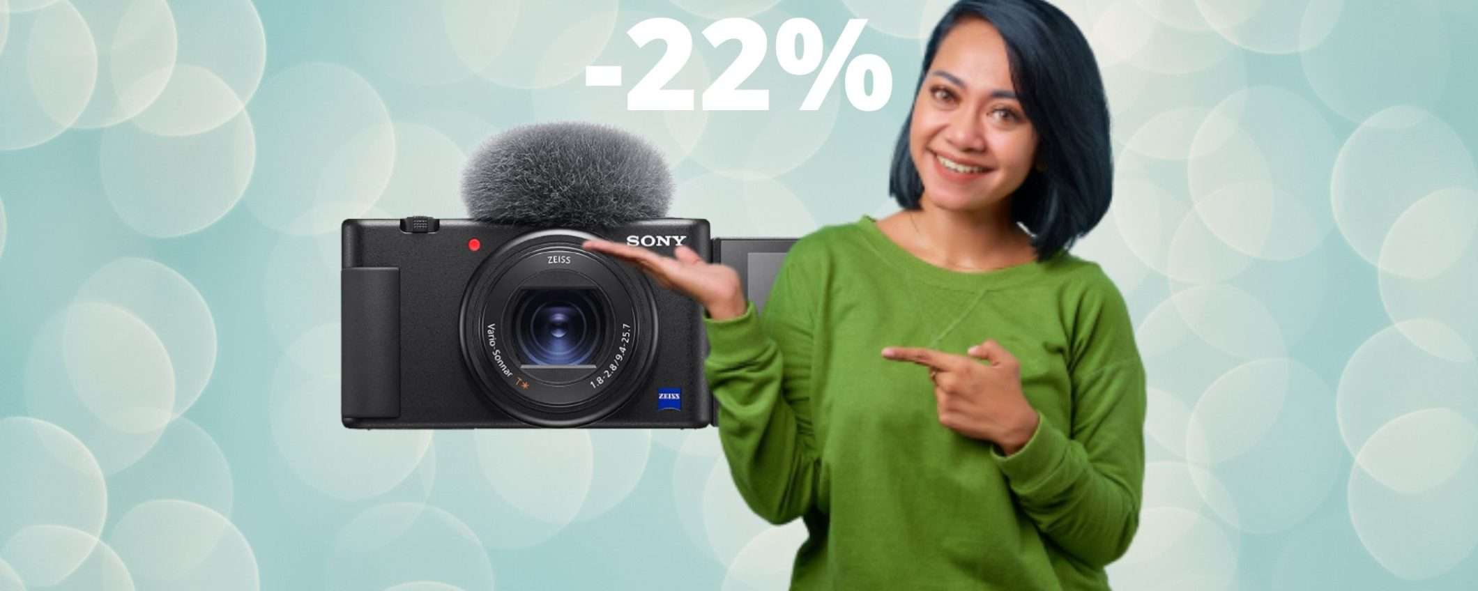 Sony ZV-1: la vlog camera preferita da Youtubers, ad un prezzo mai visto