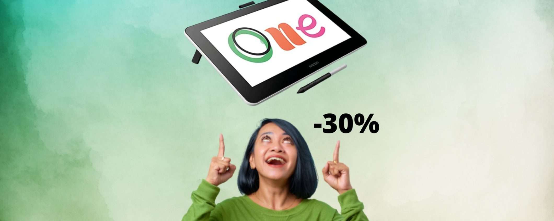 Wacom One Creative: sconto del 30% per la tavoletta grafica definitiva