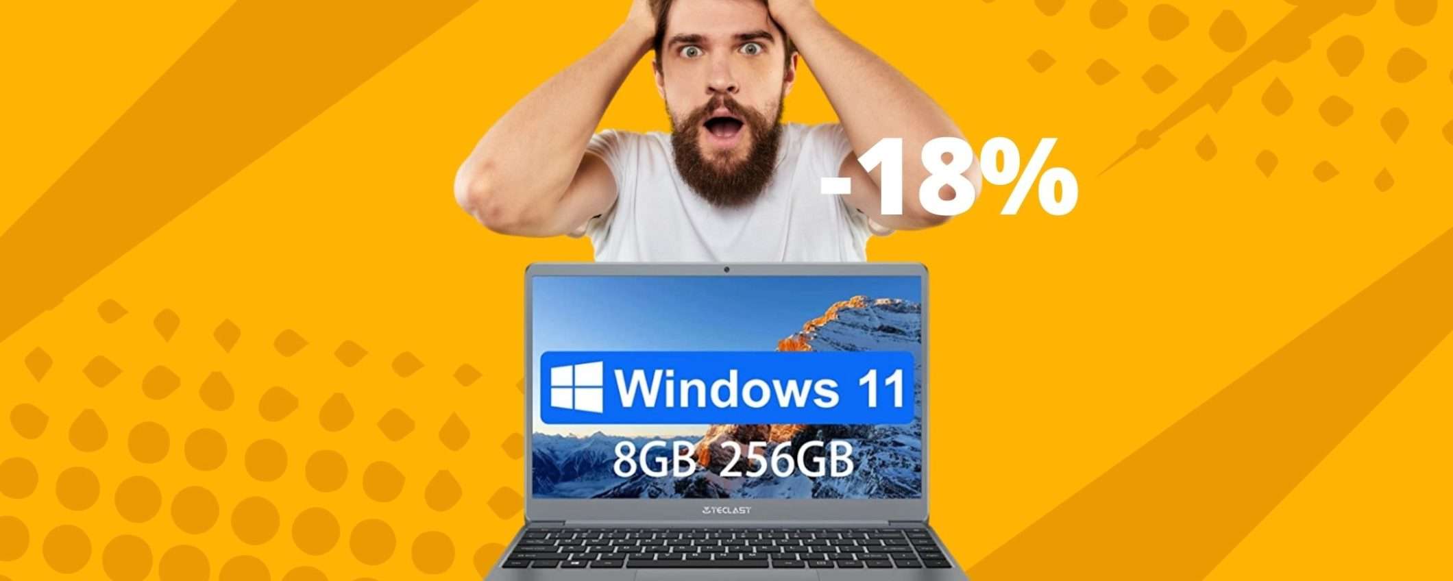 Teclast F7 Plus2: un laptop eccezionale ad un prezzo ridicolo (-18%)