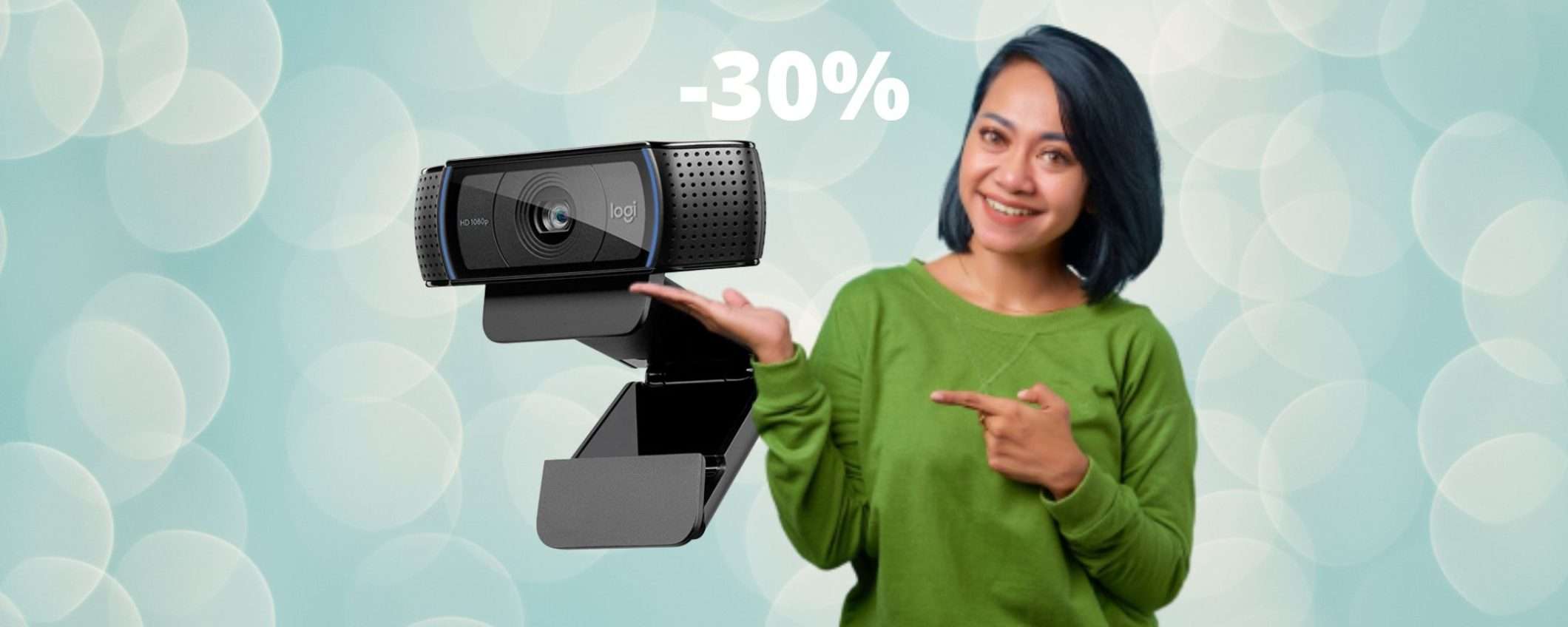 Logitech C920 HD Pro: la regina delle webcam, in super sconto