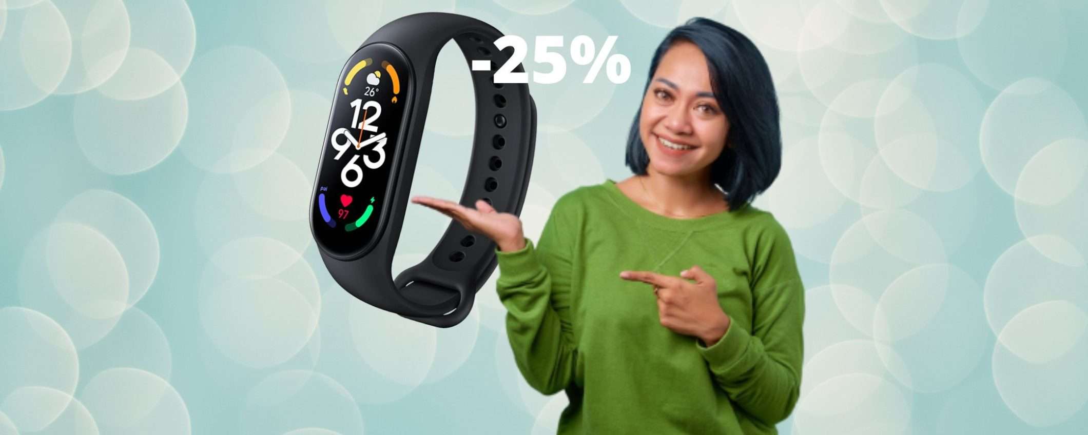 Xiaomi Smart Band 7: con lo sconto del 25% è irresistibile