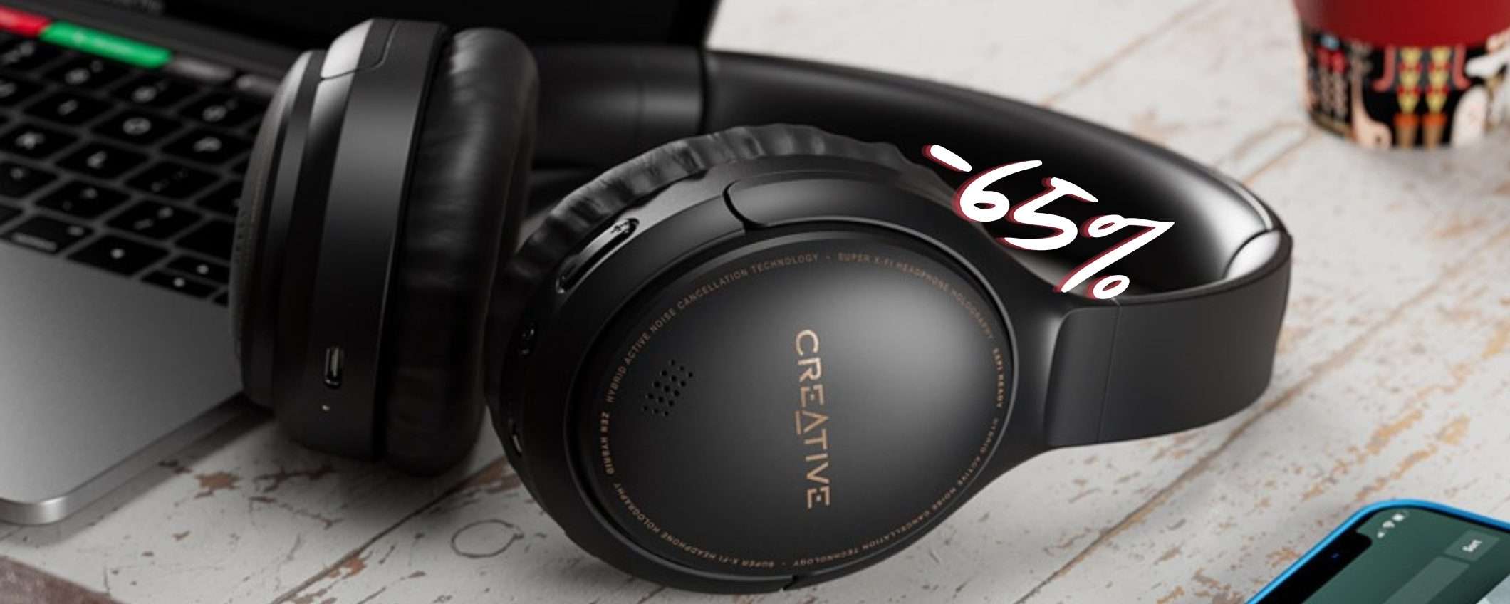 Creative Zen Hybrid: cuffie wireless in DOPPIO SCONTO, ora a 54€