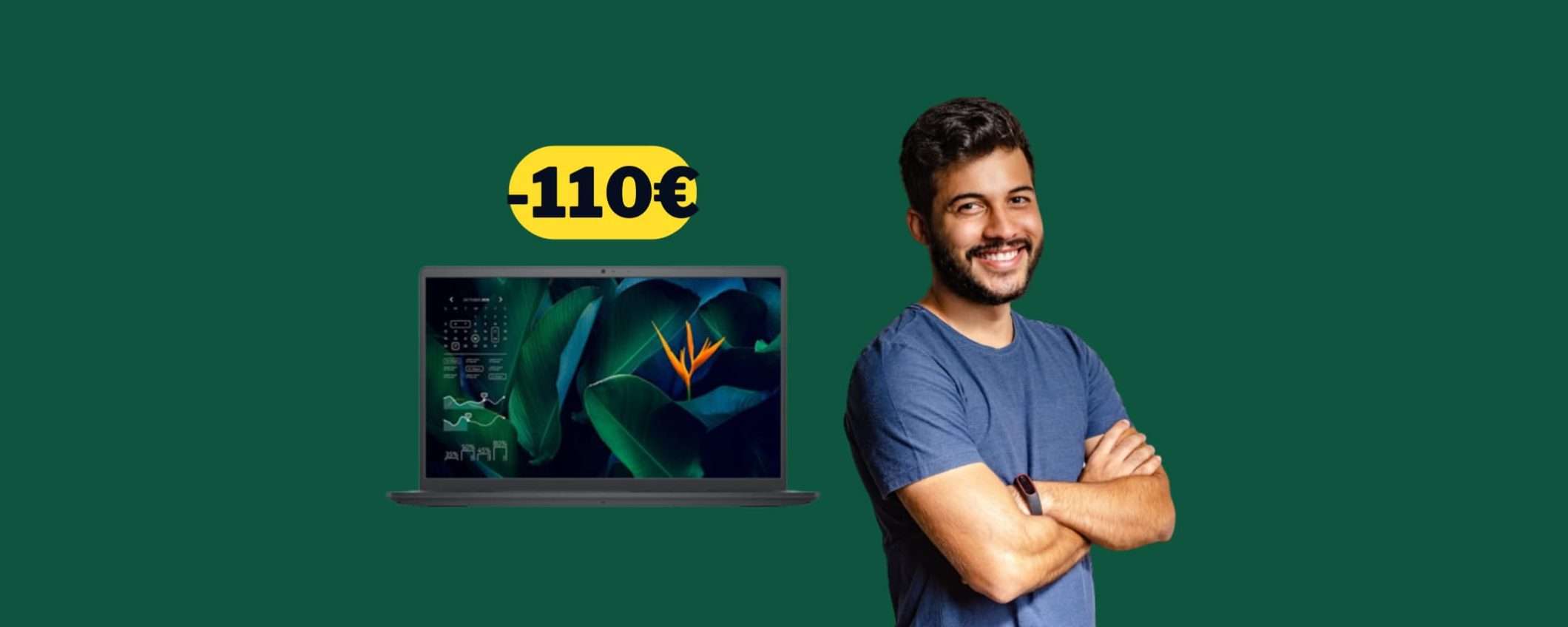 Dell Vostro 3515 in sconto di oltre 110 euro su Monclick (offerta a tempo)