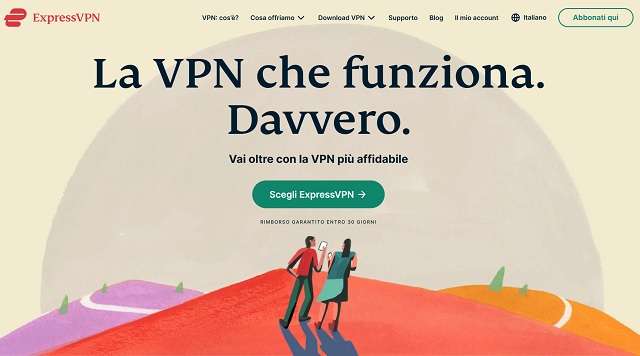 expressvpn landing page