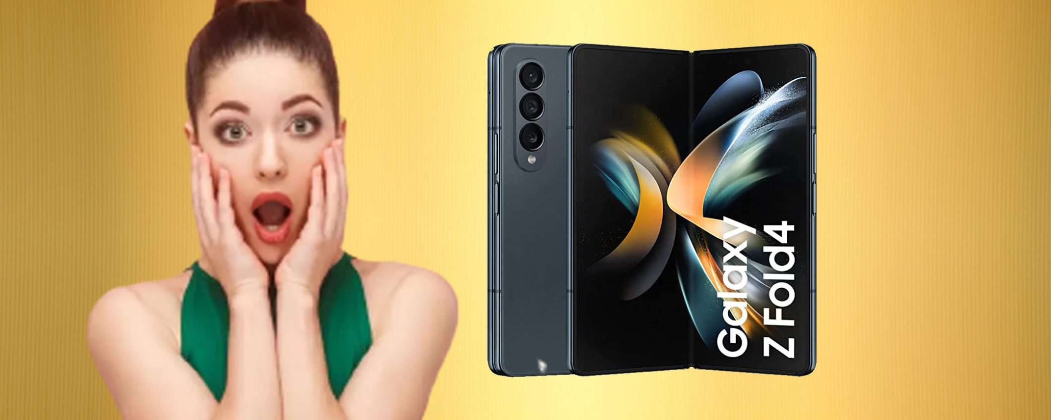 Samsung Galaxy Z Fold4 al prezzo SHOCK su Amazon (-760€)