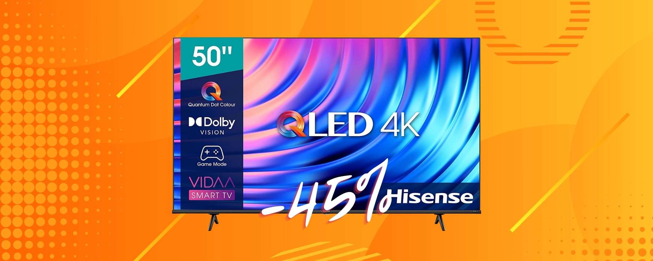 Hisense : Smart TV da 50