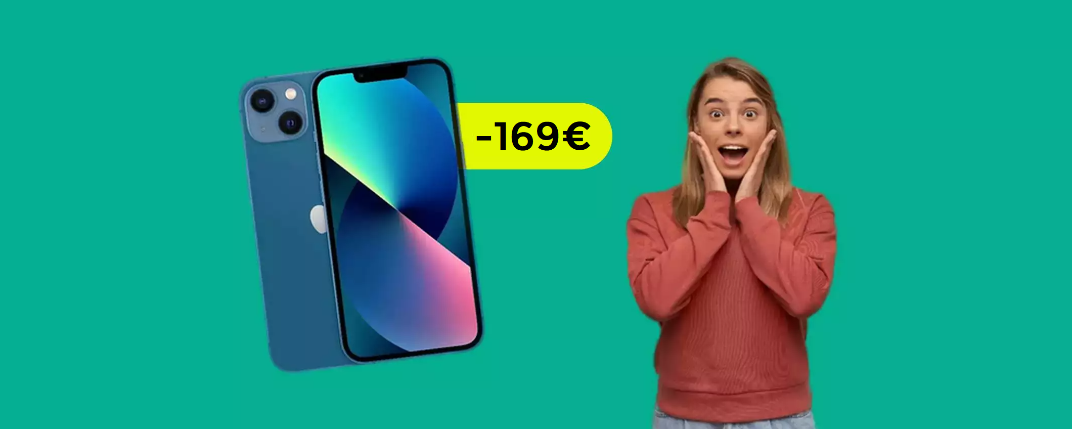 iPhone 13 torna in SCONTO: mai visto ad un prezzo così basso (-169€)