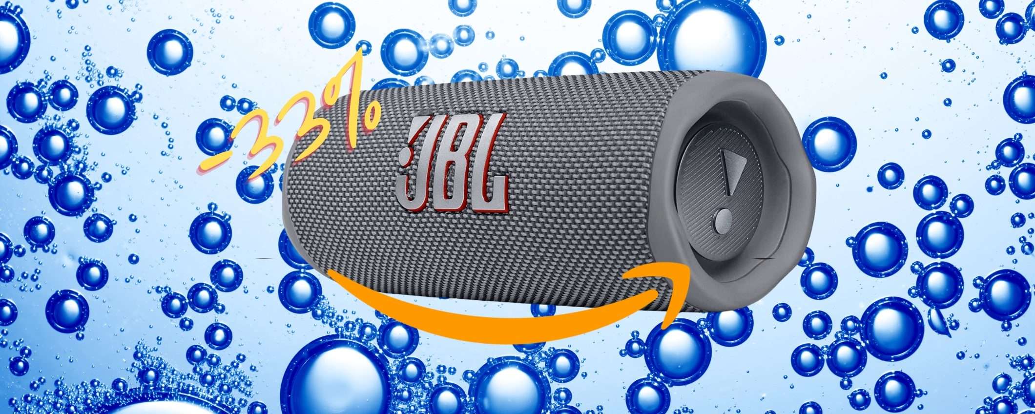 JBL Flip 6: lo speaker Bluetooth portatile MIGLIORE a prezzo HOT, -33%