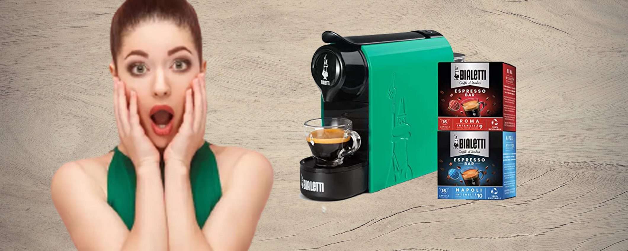 Macchina per caffè Bialetti Gioia oggi in offerta al MINIMO STORICO