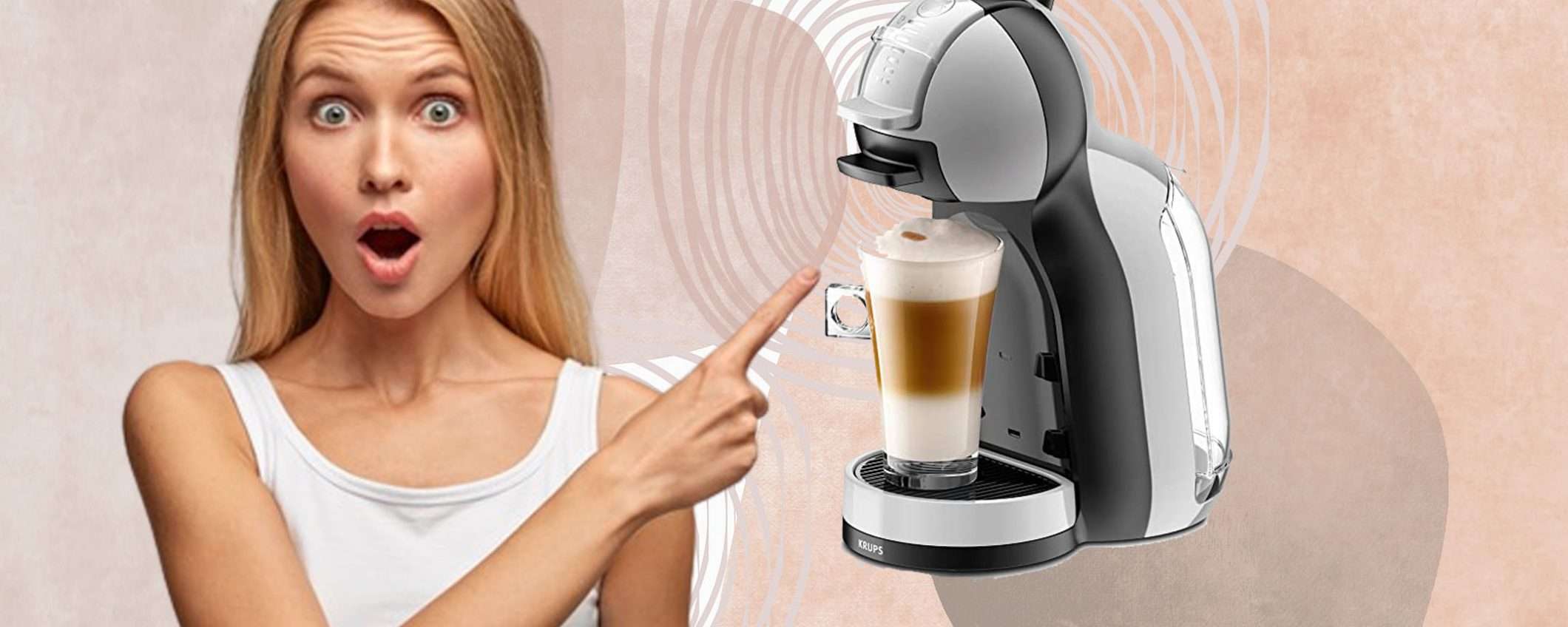 Macchina per caffè espresso Nescafé: offerta pazzesca su Amazon (-44%)