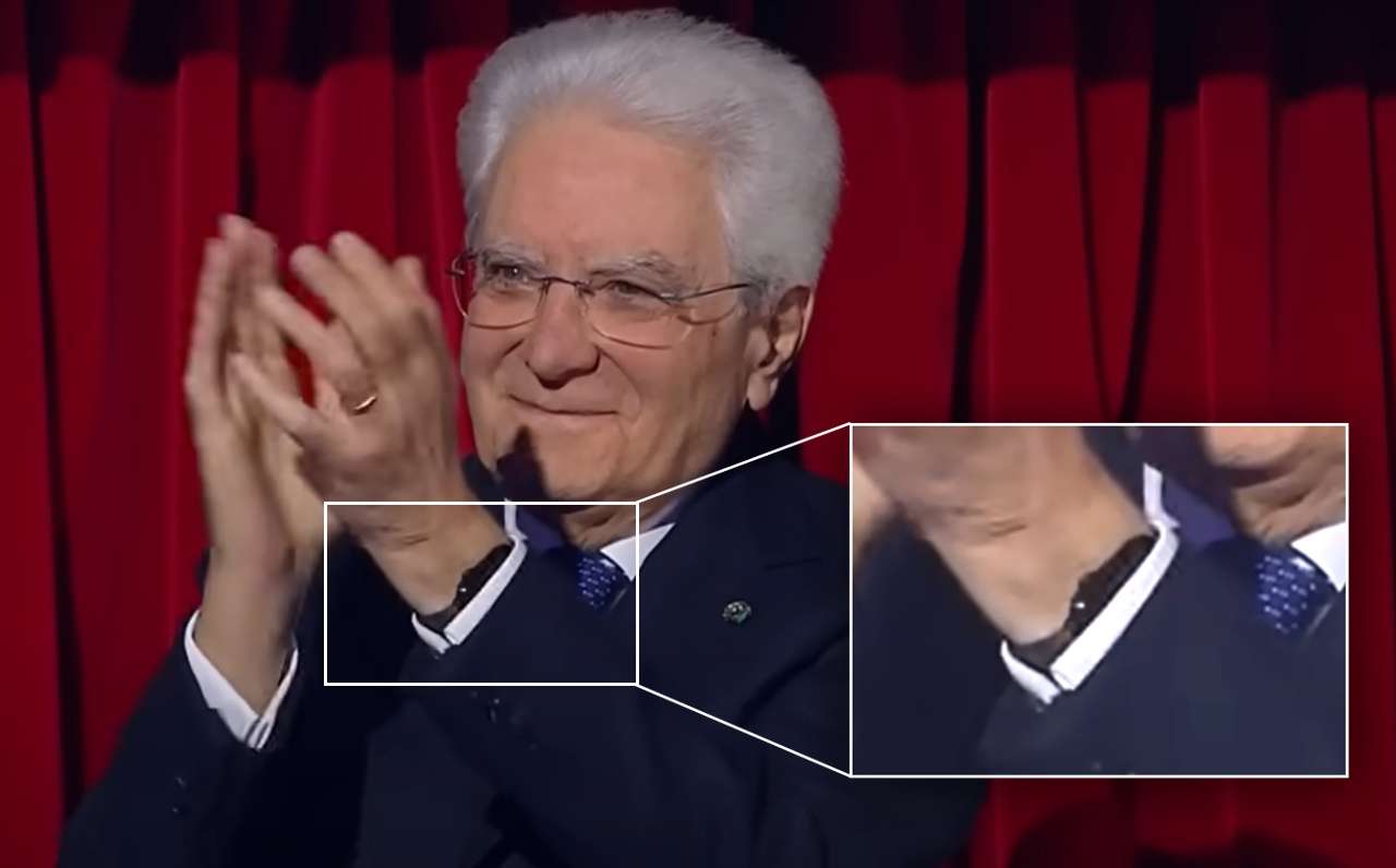 Sergio Mattarella all'Ariston