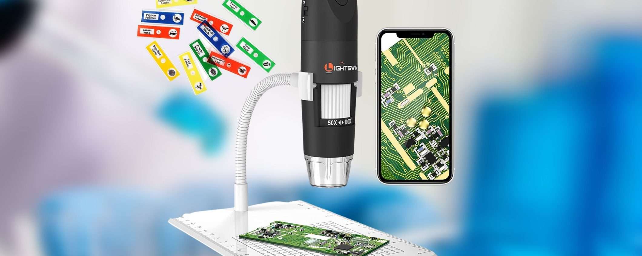 Sconto 70% per questo SPETTACOLARE microscopio smart: bastano 17€