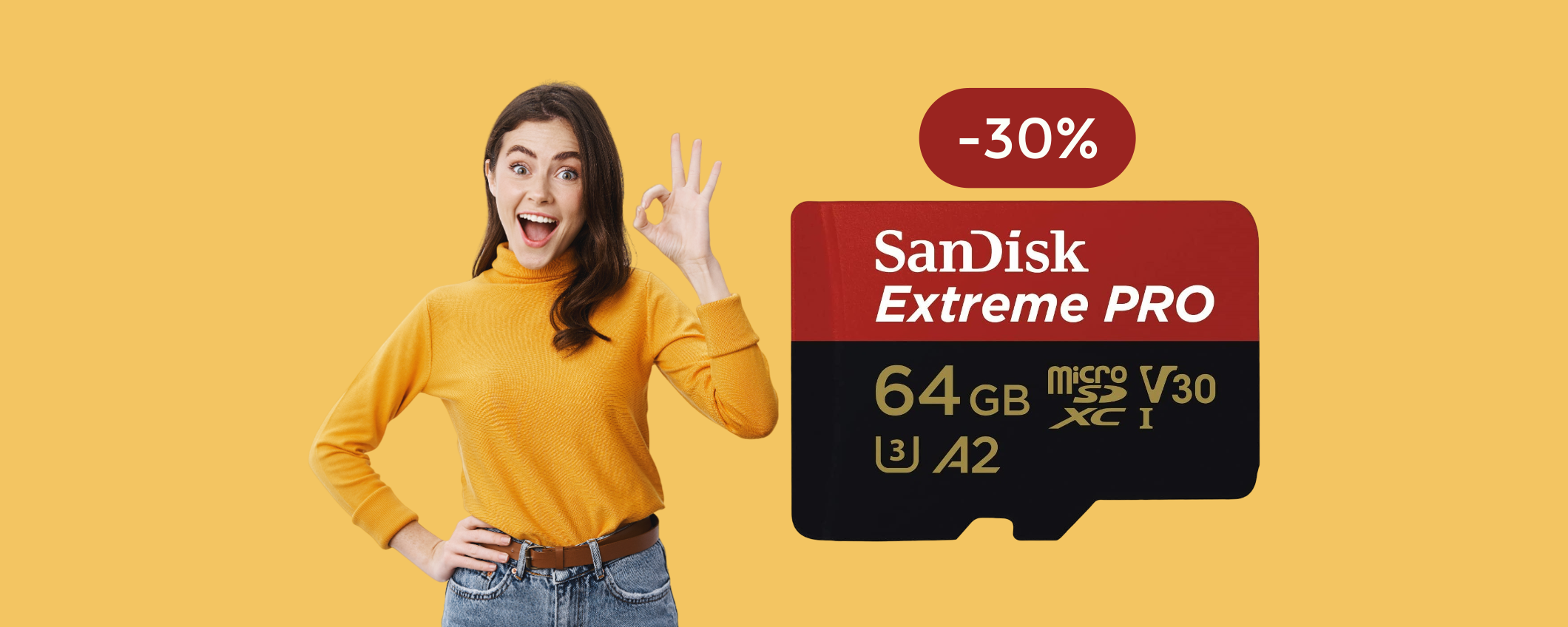 MicroSD SanDisk 64GB: il prezzo PRECIPITA su Amazon (23€)