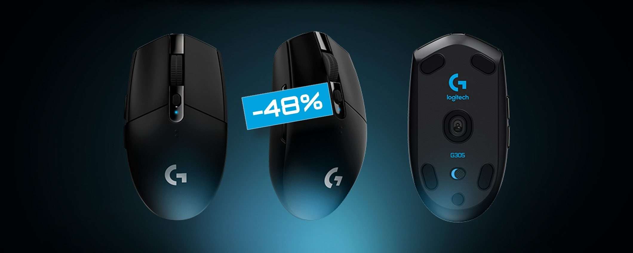 Mouse Logitech PERFETTO per lavorare, studiare e giocare: solo 38€