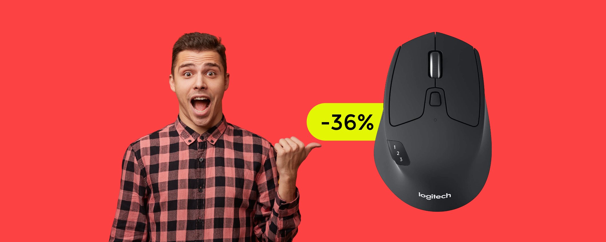 Mouse Logitech a prezzo stracciato: puoi controllare 3 dispositivi (50€)