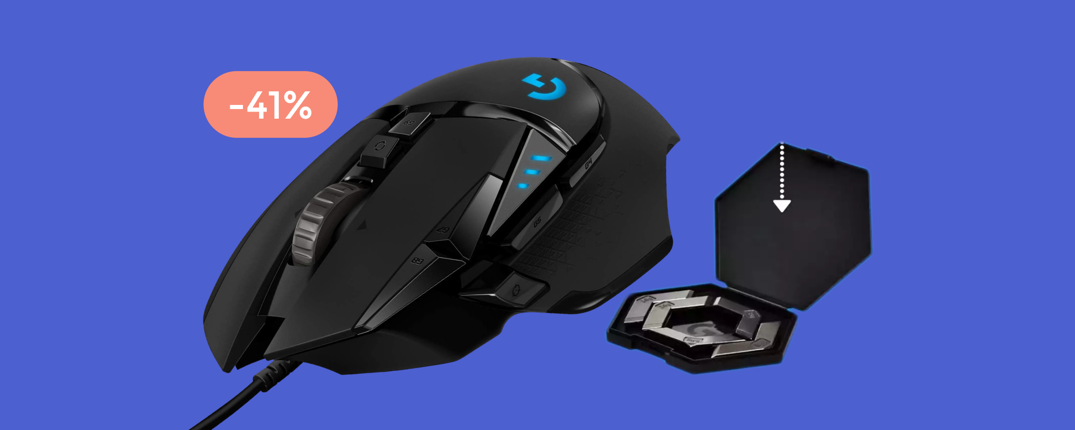 Mouse Logitech precisissimo e personalizzabile: con 54€ fai un AFFARE