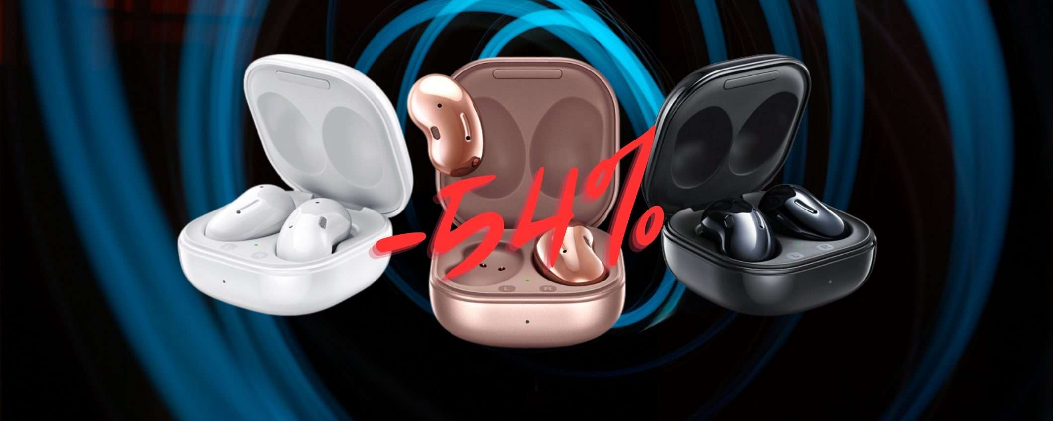 Samsung Galaxy Buds Live: al 54% in MENO sono da avere ADESSO