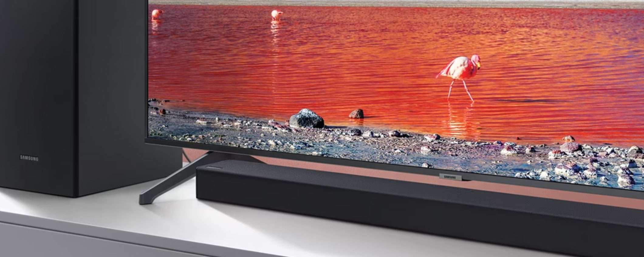 Samsung, la POTENTISSIMA soundbar 2.1 da 150W ad appena 90€ su eBay